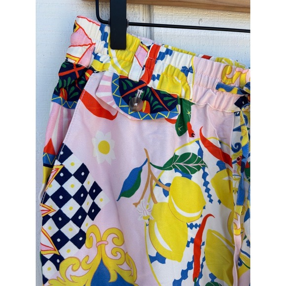 NWT Anthropologie Maeve Straight Leg Pull On Silky Pants, Sz S - Picture 5 of 9